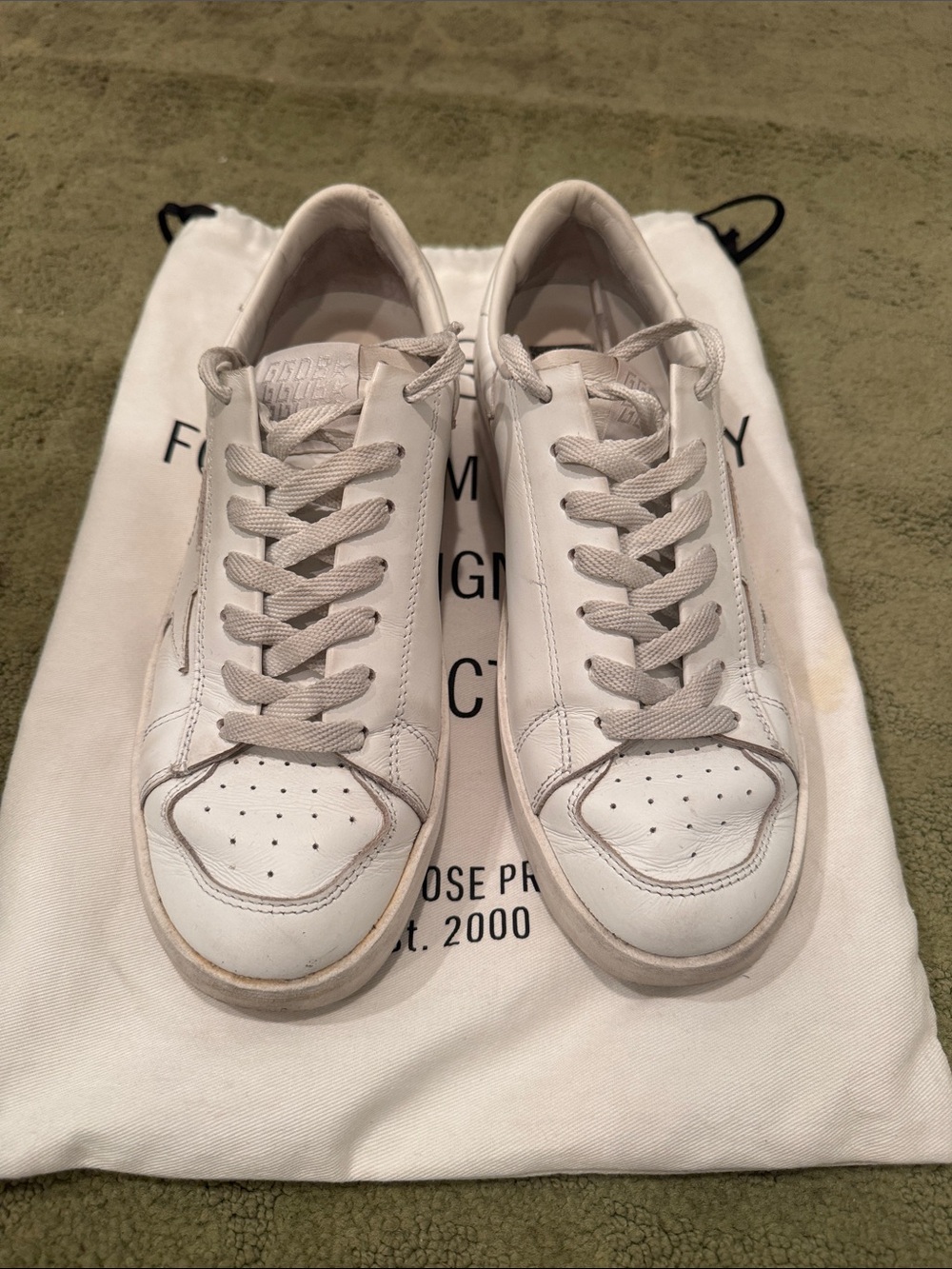 Golden Goose White Sneakers - Picture 6 of 11